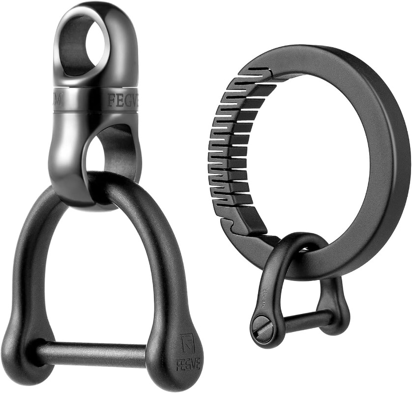 Porte-clés en titane avec mous - Edc Carry Clip avis et prix