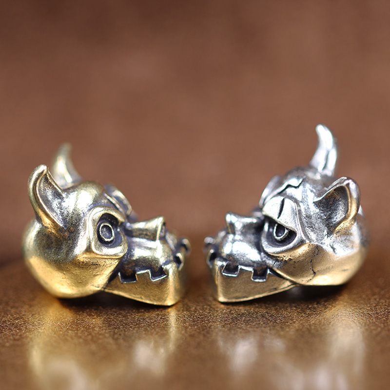 Pendentif en laiton tête de bo - Edc Carry Knife avis et prix